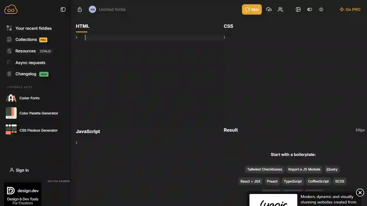 JSFiddle
